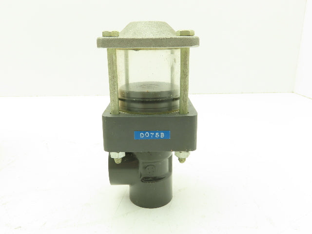 Plast-o-matic D075B 3/4" Shutoff Valve Double Action Pneumatic Controlled