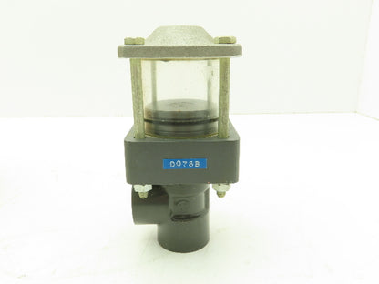 Plast-o-matic D075B 3/4" Shutoff Valve Double Action Pneumatic Controlled