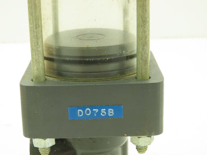Plast-o-matic D075B 3/4" Shutoff Valve Double Action Pneumatic Controlled