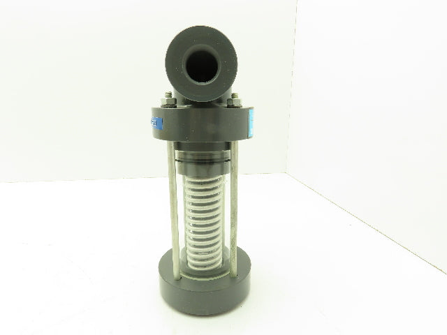 Plast-o-matic ES075V-NC-LS 3/4" Shutoff Valve Spring Return NC Pneumatic Powered
