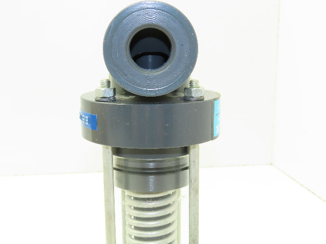 Plast-o-matic ES075V-NC-LS 3/4" Shutoff Valve Spring Return NC Pneumatic Powered