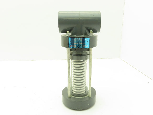 Plast-o-matic ES075V-NC-LS 3/4" Shutoff Valve Spring Return NC Pneumatic Powered