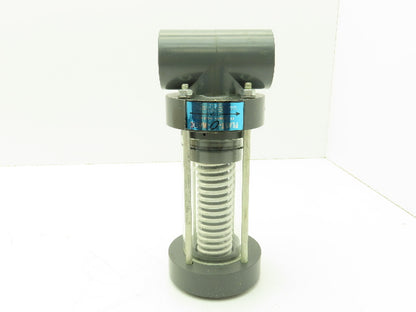 Plast-o-matic ES075V-NC-LS 3/4" Shutoff Valve Spring Return NC Pneumatic Powered