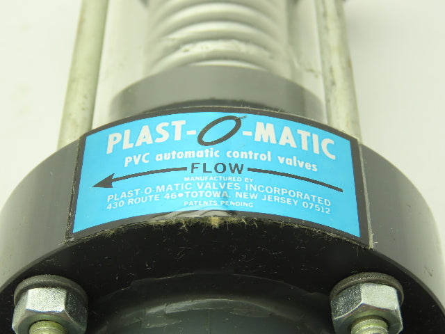 Plast-o-matic ES075V-NC-LS 3/4" Shutoff Valve Spring Return NC Pneumatic Powered