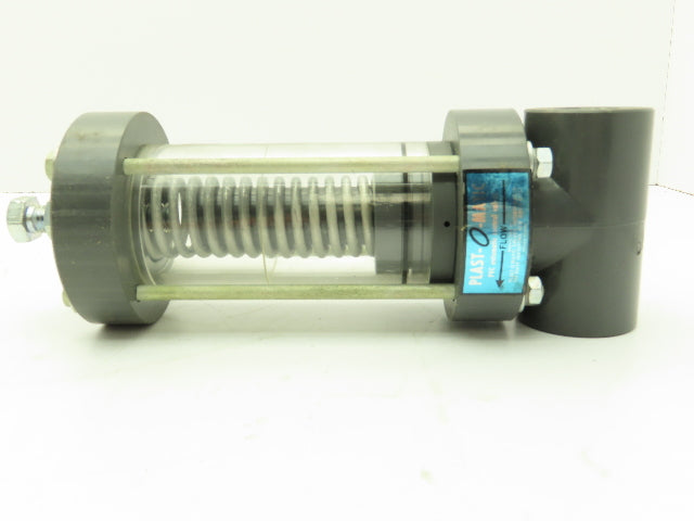 Plast-o-matic ES075V-NC-LS 3/4" Shutoff Valve Spring Return NC Pneumatic Powered
