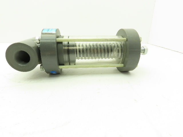 Plast-o-matic ES075V-NC-LS 3/4" Shutoff Valve Spring Return NC Pneumatic Powered