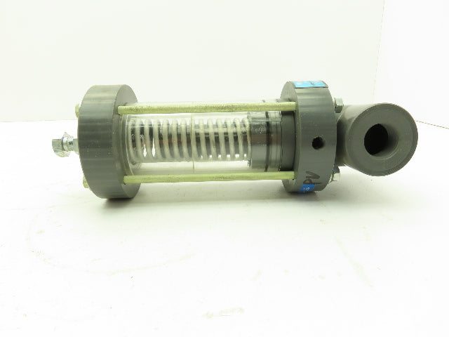 Plast-o-matic ES075V-NC-LS 3/4" Shutoff Valve Spring Return NC Pneumatic Powered