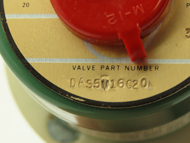 Plast-o-matic DAS5V16G20-PV Solenoid Valve 3/4" NPT Vented PVC Control Valve