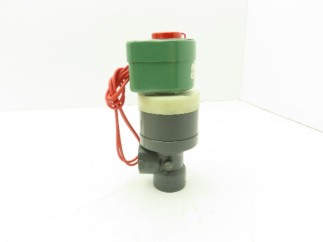 Plast-o-matic DAS5V16G20-PV Solenoid Valve 3/4" NPT Vented PVC Control Valve