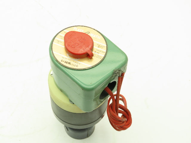 Plast-o-matic DAS5V16G20 Solenoid Valve 3/4" NPT Vented PVC Control Valve