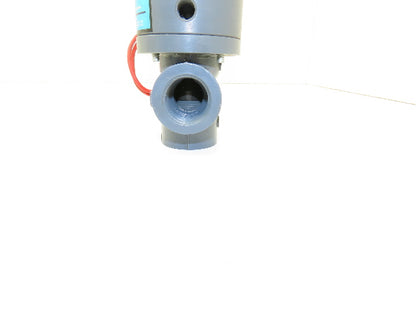 Plast-o-matic DAS5V16G20 Solenoid Valve 3/4" NPT Vented PVC Control Valve