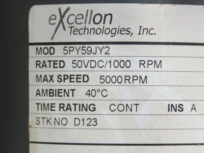 GE Kinematic 5Hp DC Motor 500V 8.35A 850/1700 RPM Tachometer 50VDC