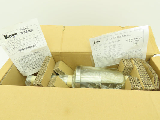 Koyo 5010TFS5C1-485 Y-Axis 50mm Ball Screw Flange Nut 10mm Lead 4" Travel