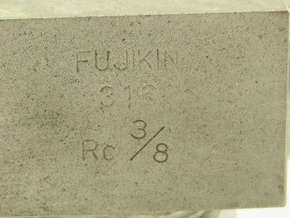 Fujikin FUFT-115C-70 Stainless Inline Filter 70 Micron Rc 3/8 Fine Series Pure