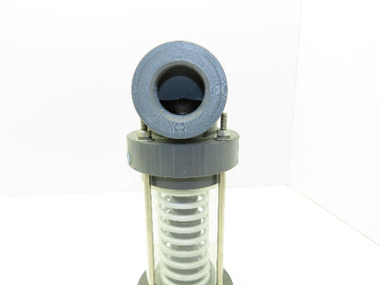Plast-o-matic ES125LV-NO 1 1/4" Shutoff Valve Spring Return NO Pneumatic Powered