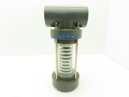 Plast-o-matic ES125LV-NO 1 1/4" Shutoff Valve Spring Return NO Pneumatic Powered