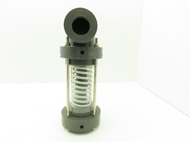 Plast-o-matic ES125LV-NO 1 1/4" Shutoff Valve Spring Return NO Pneumatic Powered