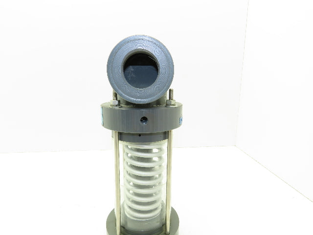 Plast-o-matic ES125LV-NO 1 1/4" Shutoff Valve Spring Return NO Pneumatic Powered