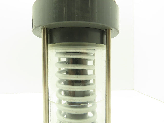 Plast-o-matic ES125LV-NO 1 1/4" Shutoff Valve Spring Return NO Pneumatic Powered