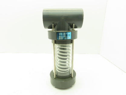 Plast-o-matic ES125LV-NO 1 1/4" Shutoff Valve Spring Return NO Pneumatic Powered