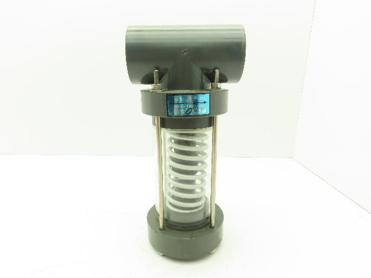 Plast-o-matic ES125LV-NO 1 1/4" Shutoff Valve Spring Return NO Pneumatic Powered