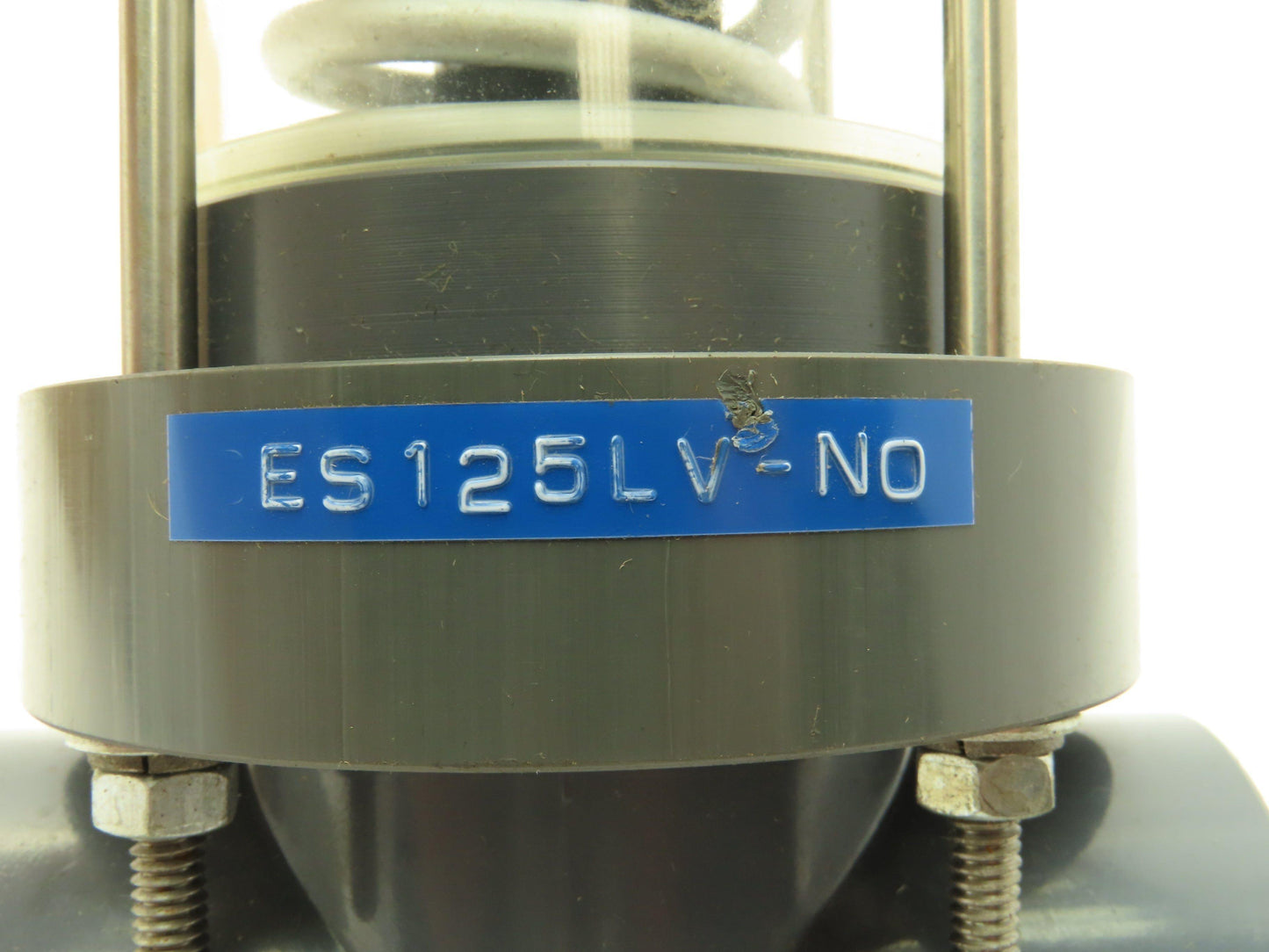 Plast-o-matic ES125LV-NO 1 1/4" Shutoff Valve Spring Return NO Pneumatic Powered