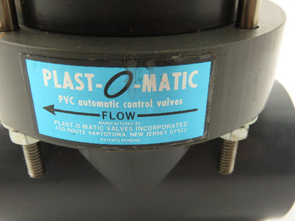 Plast-o-matic ES125LV-NO 1 1/4" Shutoff Valve Spring Return NO Pneumatic Powered