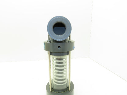 Plast-o-matic ES125LV-NO 1 1/4" Shutoff Valve Spring Return NO Pneumatic Powered