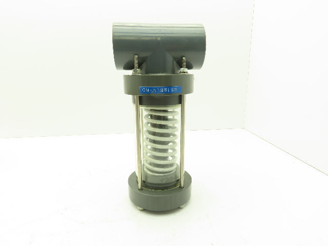 Plast-o-matic ES125LV-NO 1 1/4" Shutoff Valve Spring Return NO Pneumatic Powered