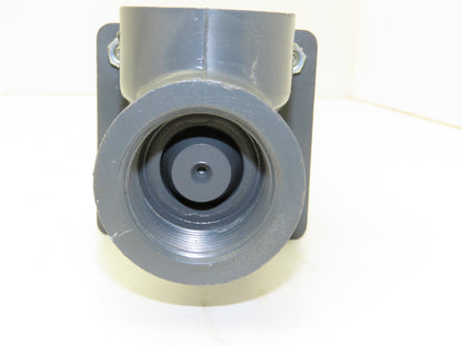Plast-o-matic DS125V-NC 1 1/4" Shutoff Valve Spring Return NC Pneumatic Powered