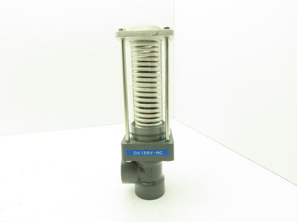 Plast-o-matic DS125V-NC 1 1/4" Shutoff Valve Spring Return NC Pneumatic Powered