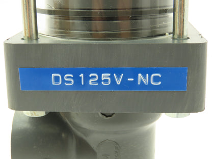 Plast-o-matic DS125V-NC 1 1/4" Shutoff Valve Spring Return NC Pneumatic Powered