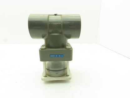 Valvmatic Controls E125B 1 1/4" Shutoff Valve Double Action Pneumatic Powered