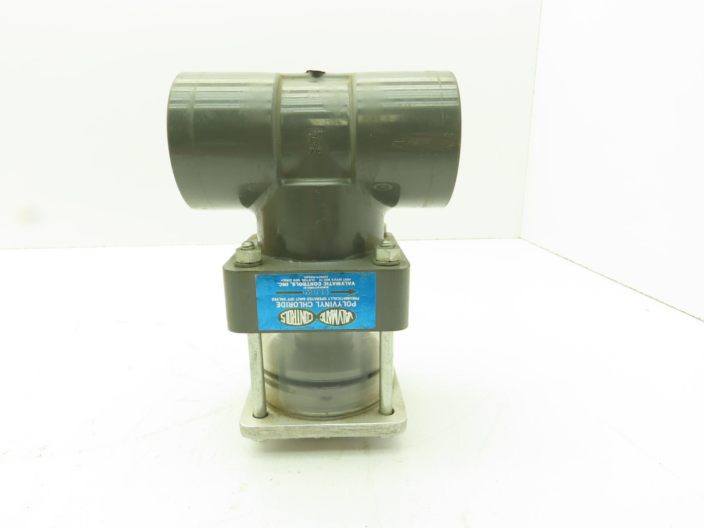 Valvmatic Controls E125B 1 1/4" Shutoff Valve Double Action Pneumatic Powered
