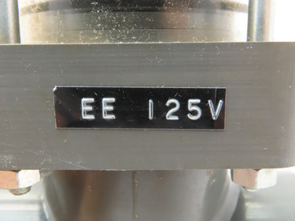 Valvmatic EE125V 1 1/4" Shutoff Valve Double Action Pneumatic Powered PVC