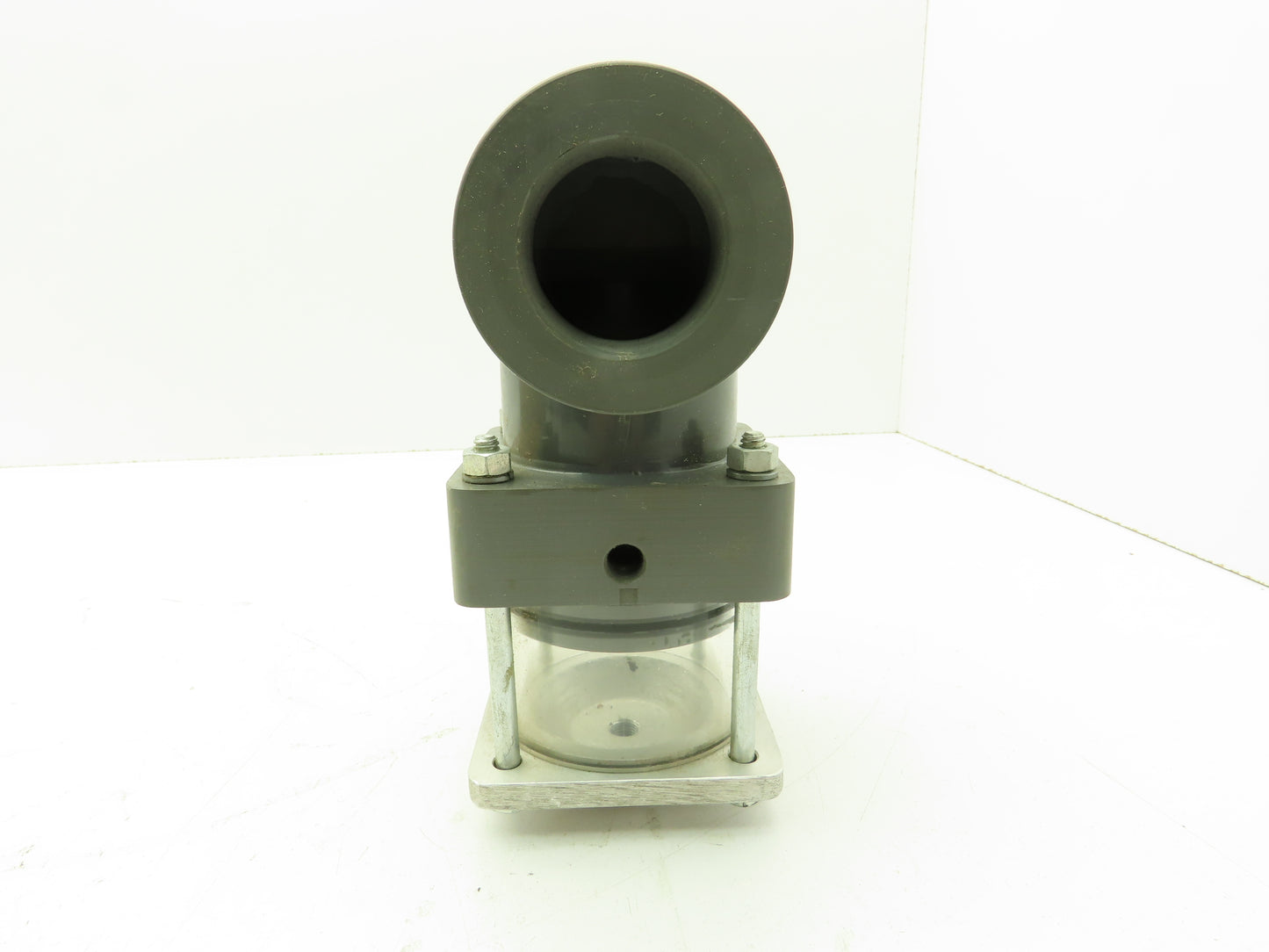 Valvmatic EE125V 1 1/4" Shutoff Valve Double Action Pneumatic Powered PVC