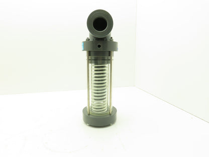Plast-o-matic ES125V-NC 1 1/4" Shutoff Valve Spring Return NC Pneumatic Powered