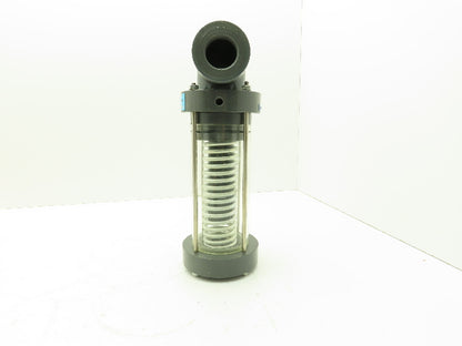 Plast-o-matic ES125V-NC 1 1/4" Shutoff Valve Spring Return NC Pneumatic Powered