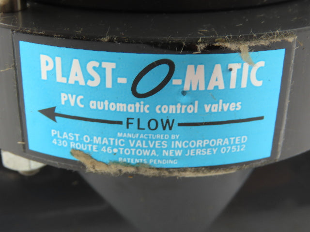 Plast-o-matic ES125V-NC 1 1/4" Shutoff Valve Spring Return NC Pneumatic Powered