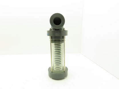 Plast-o-matic ES125V-NC 1 1/4" Shutoff Valve Spring Return NC Pneumatic Powered