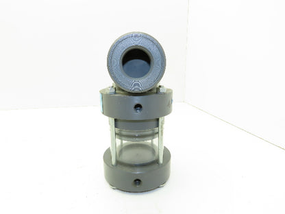 Plast-o-matic EA100V 1" Shutoff Valve Double Action Pneumatic Powered