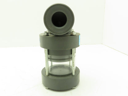 Plast-o-matic EA100V 1" Shutoff Valve Double Action Pneumatic Powered