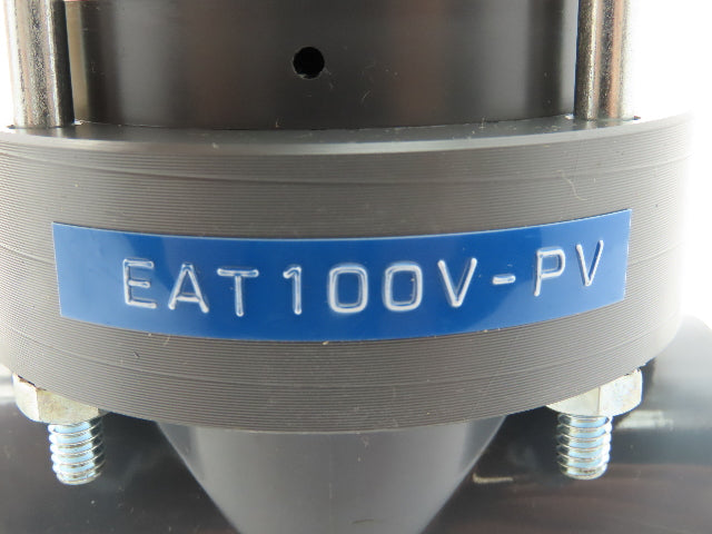 Plast-o-matic ETA100V-PV 1" Shutoff Valve Double O-ring Seal Pneumatic Powered