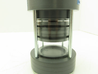 Plast-o-matic ETA100V-PV 1" Shutoff Valve Double O-ring Seal Pneumatic Powered