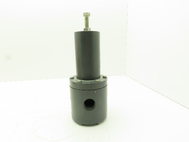 Plast-o-matic PR100V-PV Pneumatic Air Pressure Regulator 1" NPT Sch 80 PVC