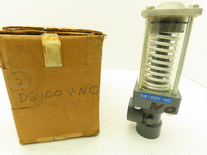 Plast-o-matic DS100V-NO 1" Shutoff Valve Spring Return NO Pneumatic Powered