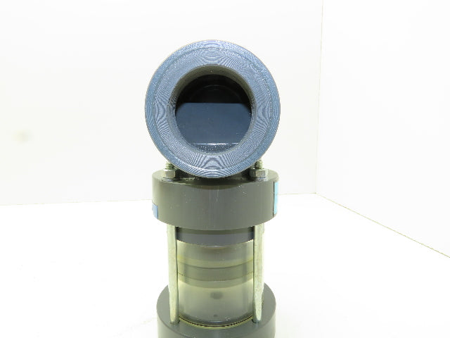 Plast-o-matic ELT150B-LS-PV 1 1/2" Shutoff Valve Double Action Pneumatic Powered