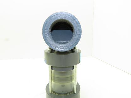 Plast-o-matic ELT150B-LS-PV 1 1/2" Shutoff Valve Double Action Pneumatic Powered
