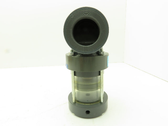 Plast-o-matic ELT150B-LS-PV 1 1/2" Shutoff Valve Double Action Pneumatic Powered