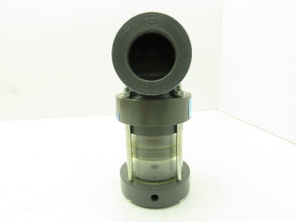 Plast-o-matic ELT150B-LS-PV 1 1/2" Shutoff Valve Double Action Pneumatic Powered